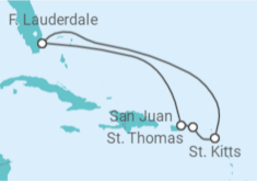 Itinerario del Crucero Puerto Rico y Islas Vírgenes - Celebrity Cruises
