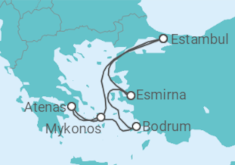 Itinerario del Crucero Turquía y Grecia - Costa Cruceros