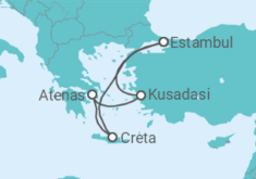Itinerario del Crucero Turquía, Grecia, Creta - Costa Cruceros