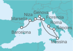 Itinerario del Crucero Costa Azul e Italia  - Celebrity Cruises
