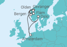 Itinerario del Crucero Noruega - Celebrity Cruises