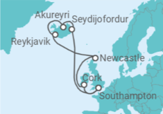 Itinerario del Crucero Islandia, Guernsey - Celebrity Cruises