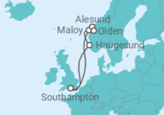 Itinerario del Crucero Noruega - Celebrity Cruises