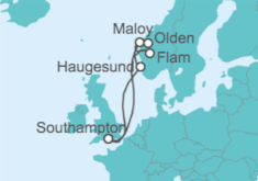 Itinerario del Crucero Noruega - MSC Cruceros