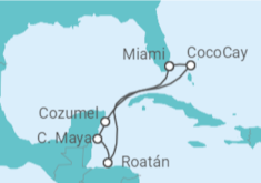 Itinerario del Crucero Caribe Occidental y CocoCay - Royal Caribbean