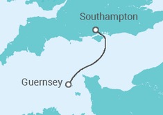 Itinerario del Crucero Guernsey TI - MSC Cruceros