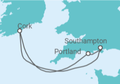 Itinerario del Crucero Irlanda TI - MSC Cruceros