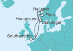 Itinerario del Crucero Noruega TI - MSC Cruceros