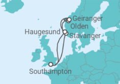 Itinerario del Crucero Noruega - Royal Caribbean