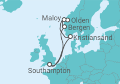 Itinerario del Crucero Noruega - Royal Caribbean