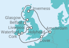 Itinerario del Crucero Reino Unido - Royal Caribbean