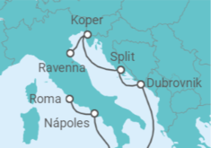 Itinerario del Crucero Italia, Croacia, Eslovenia - Royal Caribbean
