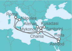 Itinerario del Crucero Grecia, Turquía,  Italia - Royal Caribbean