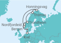Itinerario del Crucero Noruega - MSC Cruceros