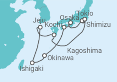 Itinerario del Crucero Japón, Corea Del Sur - Celebrity Cruises