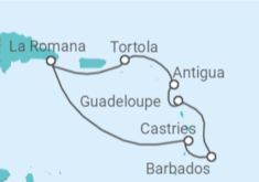 Itinerario del Crucero Navegando por el Caribe - Costa Cruceros