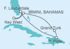 Itinerario del Crucero Playas de ensueño - Celebrity Cruises