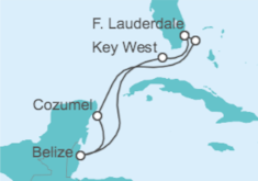 Itinerario del Crucero Caribe Occidental - Celebrity Cruises
