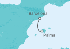 Itinerario del Crucero España - MSC Cruceros