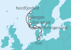 Itinerario del Crucero Noruega TI - MSC Cruceros