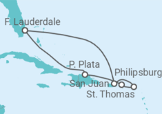 Itinerario del Crucero Caribe Oriental - Celebrity Cruises
