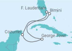 Itinerario del Crucero _Islas Caimán, México y Bahamas - Celebrity Cruises