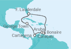 Itinerario del Crucero Islas Caimán, Colombia, Aruba, Curaçao - Celebrity Cruises