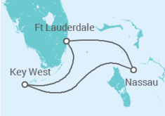 Itinerario del Crucero Escapada en el Caribe - Celebrity Cruises