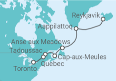Itinerario del Crucero Canadá - Ponant