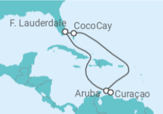 Itinerario del Crucero Aruba, Curaçao - Royal Caribbean