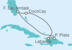 Itinerario del Crucero Estados Unidos (EE.UU.) - Royal Caribbean