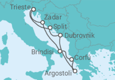 Itinerario del Crucero Adriático para disfrutar III - Costa Cruceros