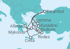 Itinerario del Crucero Turquía, Grecia - Costa Cruceros