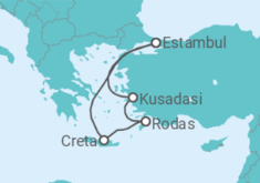 Itinerario del Crucero Turquía, Grecia - Costa Cruceros