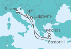 Itinerario del Crucero Perlas del Adriático - Royal Caribbean