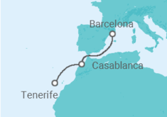 Itinerario del Crucero Marruecos TI - MSC Cruceros