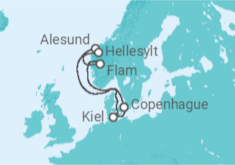 Itinerario del Crucero Fiordos Noruegos - Con bebidas - MSC Cruceros