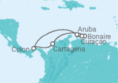 Itinerario del Crucero Colombia, Curaçao, Aruba - Royal Caribbean