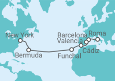 Itinerario del Crucero España, Portugal, Bermudas, Estados Unidos (EE.UU.) - MSC Cruceros