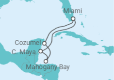 Itinerario del Crucero Caribe Occidental - Carnival Cruise Line