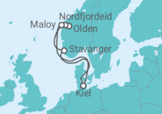 Itinerario del Crucero Magia de los Fiordos  - MSC Cruceros