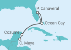 Itinerario del Crucero Estados Unidos (EE.UU.), México - MSC Cruceros
