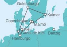 Itinerario del Crucero Suecia, Dinamarca - Hapag-Lloyd Cruises