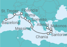 Itinerario del Crucero Turquía, Italia, Francia - Oceania Cruises