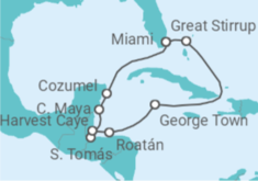 Itinerario del Crucero Aruba, Curaçao, Barbados, Antigua Y Barbuda, Saint Maarten - Oceania Cruises