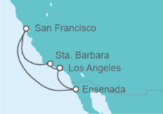 Itinerario del Crucero Estados Unidos (EE.UU.), México - Oceania Cruises