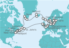 Itinerario del Crucero Vuelta al mundo - Oceania Cruises