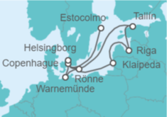 Itinerario del Crucero Alemania, Lituania, Letonia, Estonia - Oceania Cruises