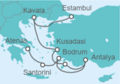 Itinerario del Crucero Turquía, Grecia - Oceania Cruises