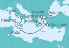 Itinerario del Crucero Turquía, Malta, Italia - Oceania Cruises